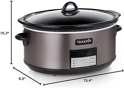 Crock-Pot 8 Quart Programmable Slow Cooker with Auto Warm Prime S58