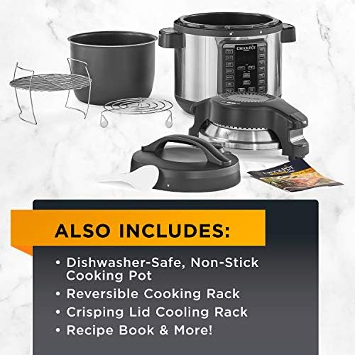 Crock-Pot Express Crisp 8 Quart 10-in-1 Pressure Cooker Select S35