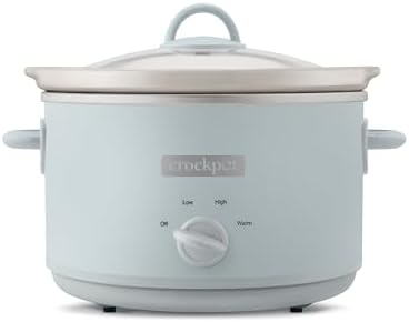 Crock-Pot 4.5 Quart Manual Slow Cooker – Macaroon Blue Select S64