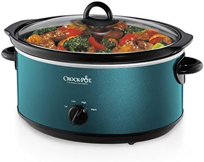 Crock-Pot 7 Quart Manual Slow Cooker – Turquoise Select S61