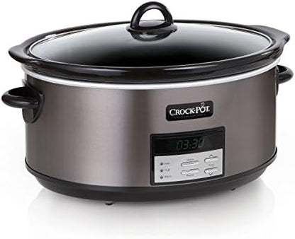 Crock-Pot 8 Quart Programmable Slow Cooker with Auto Warm Prime S58
