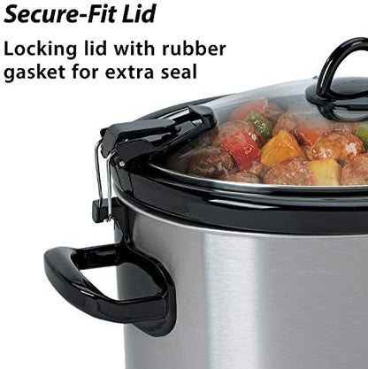 Crock-Pot Cook & Carry 6 Quart Portable Slow Cooker Select S48