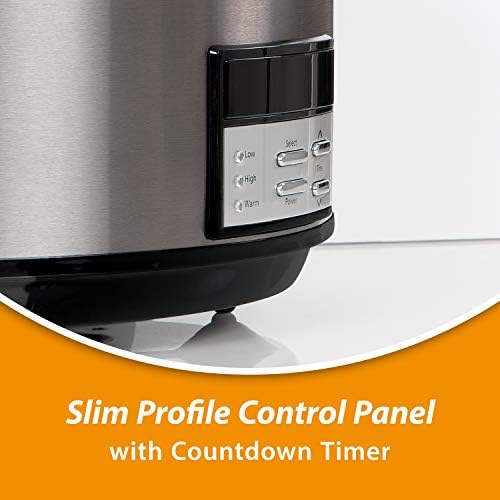 Crock-Pot 8 Quart Programmable Slow Cooker with Auto Warm Prime S58