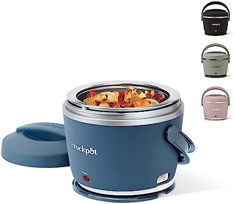 Crock-Pot Electric Lunch Box Food Warmer 20oz – Faded Blue Original S99