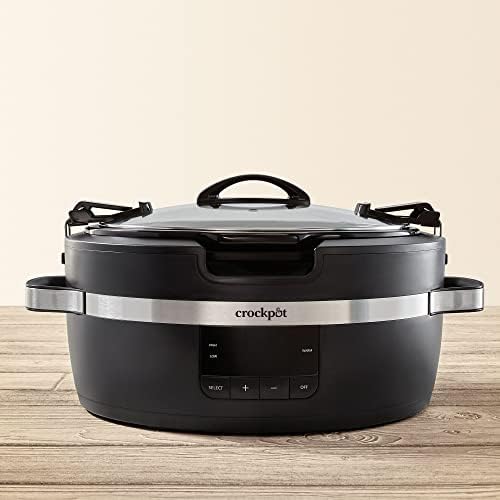Crock-Pot Thermoshield 6 Quart Slow Cooker with Carry Handles Choice S12
