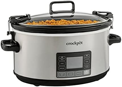 Crock-Pot 7 Quart Portable Programmable Slow Cooker with Timer Original S91