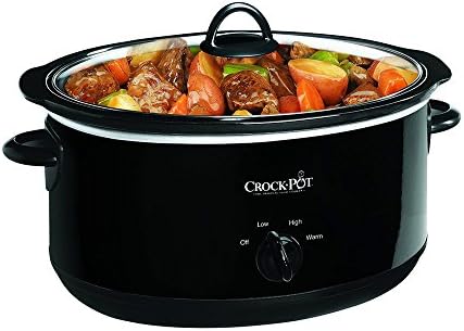 Crock-Pot 8 Quart Manual Slow Cooker – Black