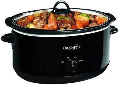 Crock-Pot 8 Quart Manual Slow Cooker – Black