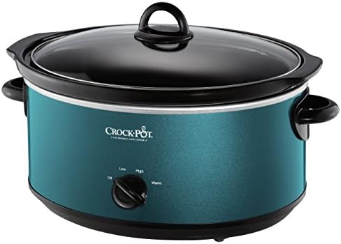 Crock-Pot 7 Quart Manual Slow Cooker – Turquoise Select S61
