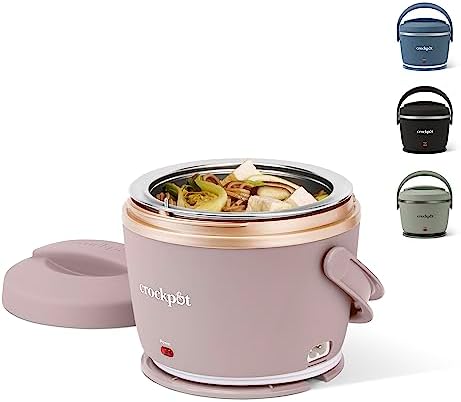 Crock-Pot Electric Lunch Box Food Warmer 20oz – Blush Pink Prime S80