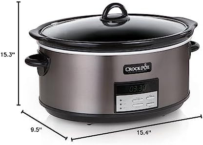 Crock-Pot 8 Quart Programmable Slow Cooker with Auto Warm Prime S58