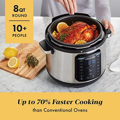 Crock-Pot 8 Quart Express Crock Multi-Use Pressure Cooker Daily S68