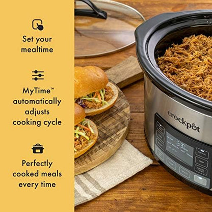 Crock-Pot MyTime 6 Quart Programmable Slow Cooker Select S19