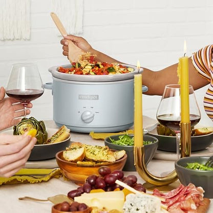 Crock-Pot 4.5 Quart Manual Slow Cooker – Macaroon Blue Select S64