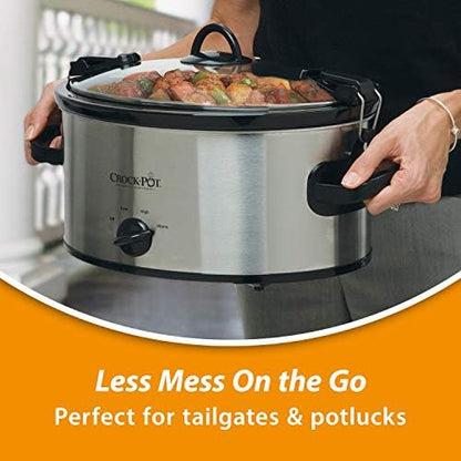 Crock-Pot Cook & Carry 6 Quart Portable Slow Cooker Select S48