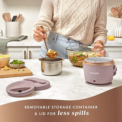 Crock-Pot Electric Lunch Box Food Warmer 20oz – Blush Pink Prime S80