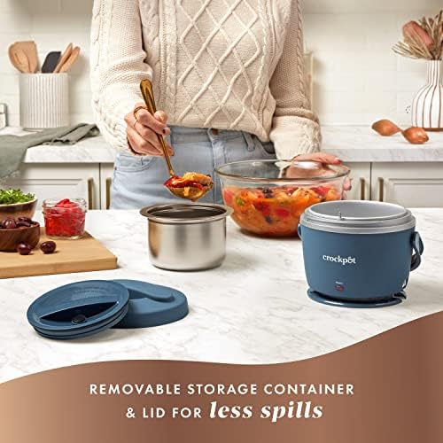 Crock-Pot Electric Lunch Box Food Warmer 20oz – Faded Blue Original S99
