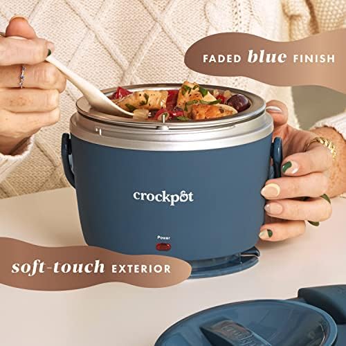 Crock-Pot Electric Lunch Box Food Warmer 20oz – Faded Blue