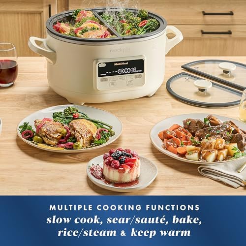 Crock-Pot MultiMeal Multicooker with Programmable Slow Cooker Fresh S82