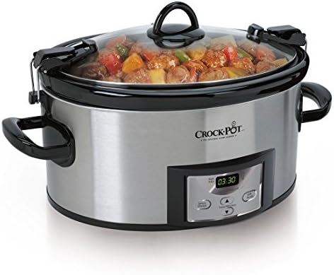 Crock-Pot Cook & Carry 6 Quart Programmable Slow Cooker Fresh S80
