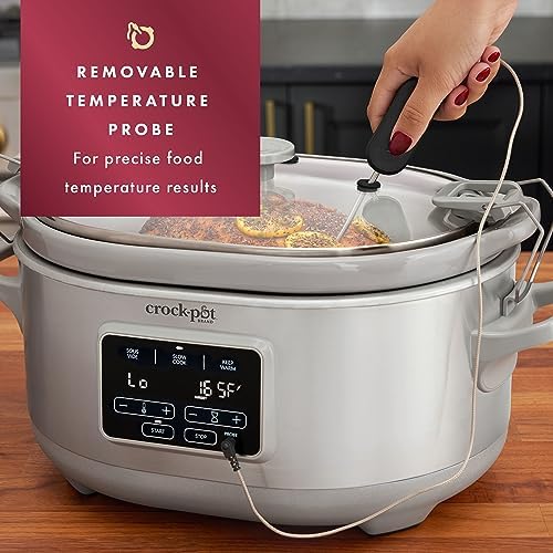 Crock-Pot 7 Quart Programmable Cook & Carry Slow Cooker Reserve S53