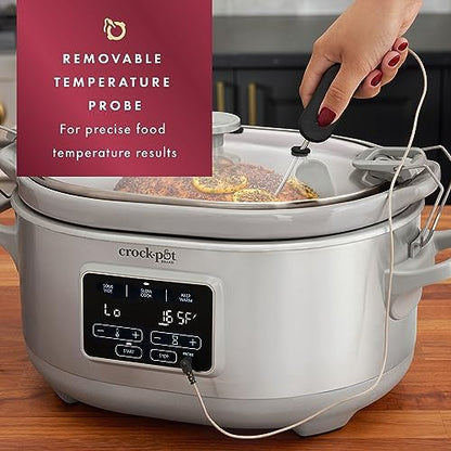 Crock-Pot 7 Quart Programmable Cook & Carry Slow Cooker Reserve S53