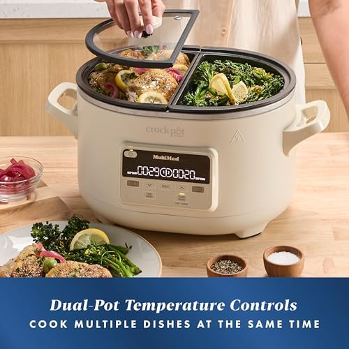 Crock-Pot MultiMeal Multicooker with Programmable Slow Cooker Fresh S82