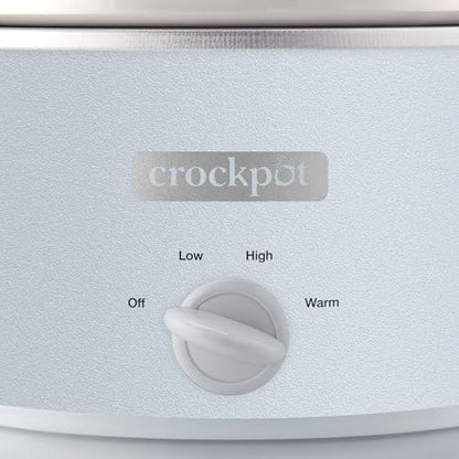 Crock-Pot 4.5 Quart Manual Slow Cooker – Macaroon Blue Select S64