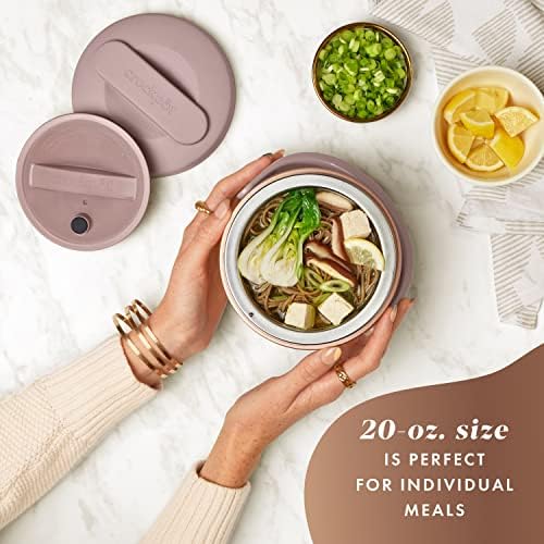 Crock-Pot Electric Lunch Box Food Warmer 20oz – Blush Pink Prime S80