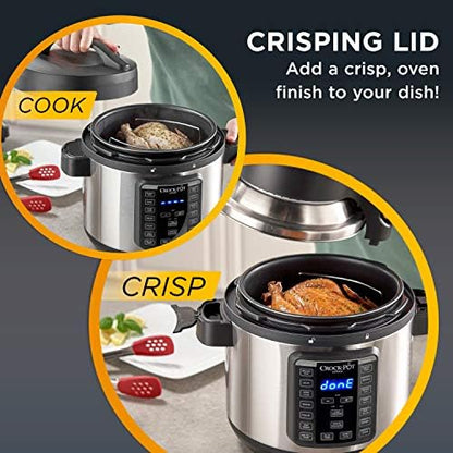 Crock-Pot Express Crisp 8 Quart 10-in-1 Pressure Cooker Select S35