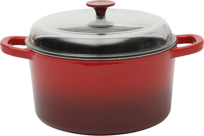 Crock-Pot 3 Quart Enameled Cast Iron Dutch Oven – Aqua Classic S38