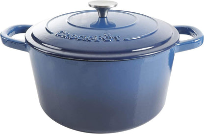 Crock-Pot 3 Quart Enameled Cast Iron Dutch Oven – Aqua Classic S38