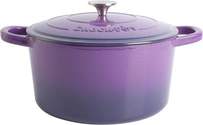 Crock-Pot 3 Quart Enameled Cast Iron Dutch Oven – Aqua Classic S38