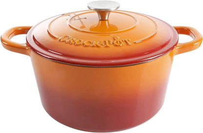 Crock-Pot 3 Quart Enameled Cast Iron Dutch Oven – Aqua Classic S38