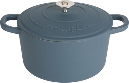 Crock-Pot 3 Quart Enameled Cast Iron Dutch Oven – Aqua Classic S38