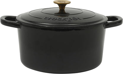 Crock-Pot 3 Quart Enameled Cast Iron Dutch Oven – Aqua Classic S38