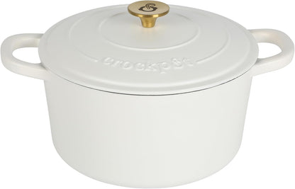 Crock-Pot 3 Quart Enameled Cast Iron Dutch Oven – Aqua Classic S38