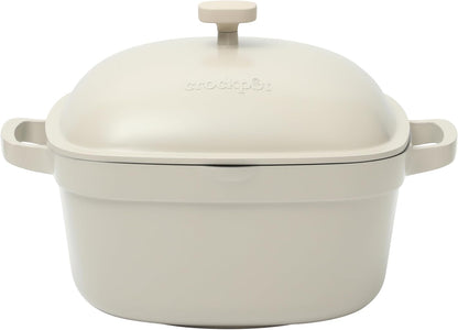 Crock-Pot 3 Quart Enameled Cast Iron Dutch Oven – Aqua Classic S38