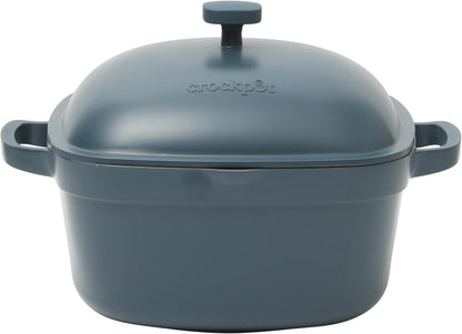 Crock-Pot 3 Quart Enameled Cast Iron Dutch Oven – Aqua Classic S38